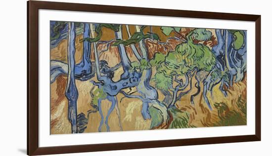 Tree Roots-Vincent Van Gogh-Framed Giclee Print