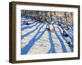 Tree Shadows, Morzine-Andrew Macara-Framed Giclee Print