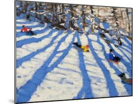 Tree Shadows, Morzine-Andrew Macara-Mounted Giclee Print