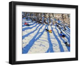 Tree Shadows, Morzine-Andrew Macara-Framed Premium Giclee Print