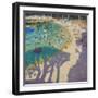 Tree Shadows, on the Beach, Near Rovinj, 2016-Andrew Macara-Framed Giclee Print