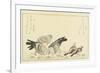 Tree Sparrow and Rock Dove, C. 1790-Kitagawa Utamaro-Framed Giclee Print