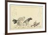 Tree Sparrow and Rock Dove, C. 1790-Kitagawa Utamaro-Framed Giclee Print