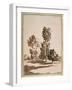 Tree Study-Nicolas Poussin-Framed Giclee Print