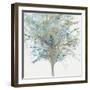 Tree Teal I-Allison Pearce-Framed Art Print