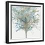 Tree Teal I-Allison Pearce-Framed Art Print