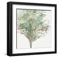 Tree Teal III-Allison Pearce-Framed Art Print