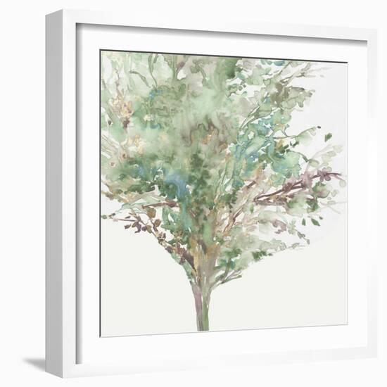 Tree Teal III-Allison Pearce-Framed Art Print