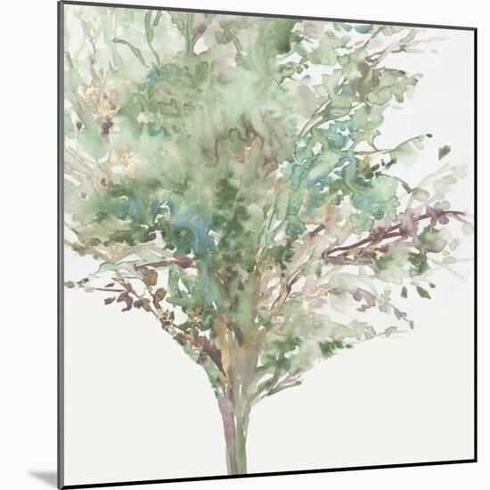 Tree Teal III-Allison Pearce-Mounted Art Print