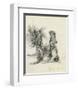 Tree Trunks at La Mare au Clerc-Claude Monet-Framed Premium Giclee Print