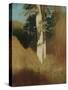 Tree with Blue Sky-Alfred Thompson Bricher-Stretched Canvas