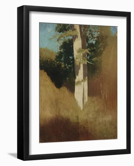 Tree with Blue Sky-Alfred Thompson Bricher-Framed Giclee Print