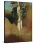 Tree with Blue Sky-Alfred Thompson Bricher-Stretched Canvas