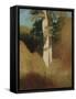 Tree with Blue Sky-Alfred Thompson Bricher-Framed Stretched Canvas