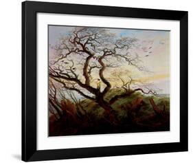 Tree with Crows-Caspar David Friedrich-Framed Art Print