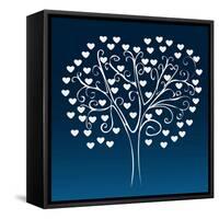 Tree with Hearts-Elena Kozyreva-Framed Stretched Canvas