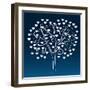 Tree with Hearts-Elena Kozyreva-Framed Art Print