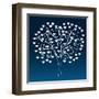 Tree with Hearts-Elena Kozyreva-Framed Art Print