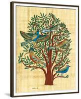 Tree with Sacred Birds-null-Framed Premium Giclee Print