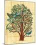 Tree with Sacred Birds-null-Mounted Art Print