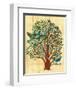 Tree with Sacred Birds-null-Framed Art Print