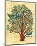 Tree with Sacred Birds-null-Mounted Art Print