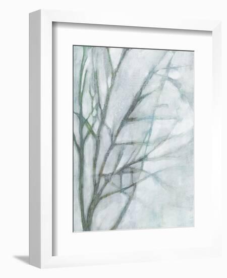 Tree with White Sky II-Jennifer Goldberger-Framed Art Print