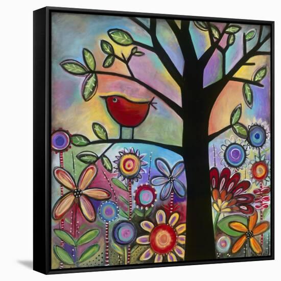 Tree-Carla Bank-Framed Stretched Canvas