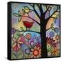 Tree-Carla Bank-Framed Stretched Canvas