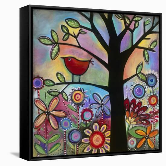 Tree-Carla Bank-Framed Stretched Canvas