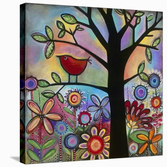 Tree-Carla Bank-Stretched Canvas