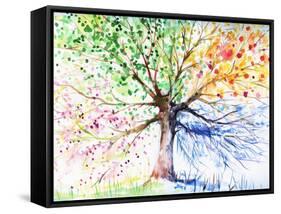 Tree-DannyWilde-Framed Stretched Canvas