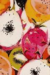 Cute Pink Blossom Pattern-Treechild-Giclee Print