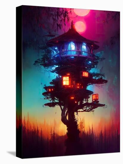 Treehouse 3-null-Stretched Canvas
