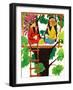 Treehouse Lunch - Jack & Jill-Ruth and Charles Newton-Framed Giclee Print