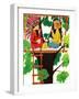 Treehouse Lunch - Jack & Jill-Ruth and Charles Newton-Framed Premium Giclee Print