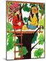 Treehouse Lunch - Jack & Jill-Ruth and Charles Newton-Mounted Premium Giclee Print