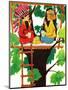 Treehouse Lunch - Jack & Jill-Ruth and Charles Newton-Mounted Premium Giclee Print