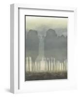 Treeline Haze I-null-Framed Art Print