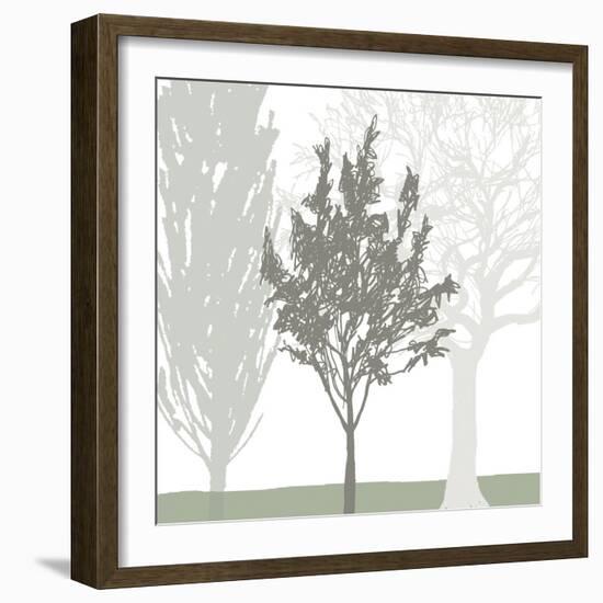 Treeline Trio-Sarah Cheyne-Framed Giclee Print