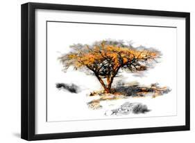 Trees Alive II-Ynon Mabat-Framed Art Print