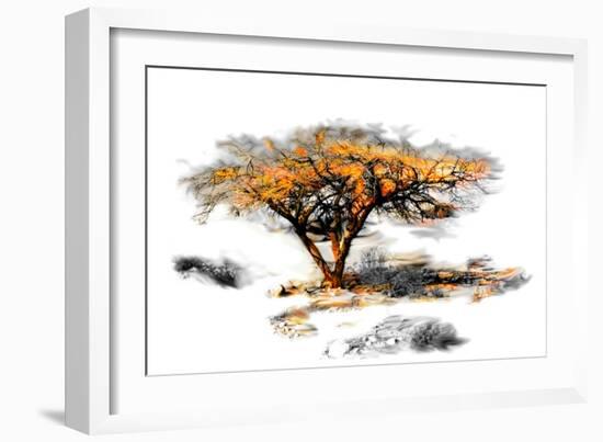 Trees Alive II-Ynon Mabat-Framed Art Print