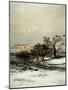 Trees and Crows, from Winter, Called Snow (L'Hiver, Dit La Neige), 1873 (Detail)-Charles-Francois Daubigny-Mounted Giclee Print