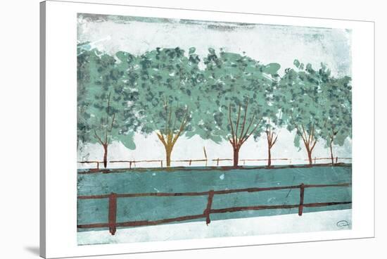 Trees And Fences-OnRei-Stretched Canvas