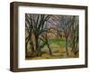 Trees and Houses, circa 1885-Paul Cézanne-Framed Giclee Print