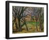 Trees and Houses, circa 1885-Paul Cézanne-Framed Giclee Print