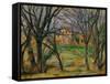 Trees and Houses, circa 1885-Paul Cézanne-Framed Stretched Canvas