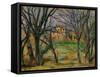 Trees and Houses, circa 1885-Paul Cézanne-Framed Stretched Canvas