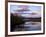 Trees and Lake at Sunset, Laponia, Lappland, Sweden, Scandinavia-Gavin Hellier-Framed Photographic Print