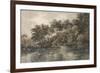 Trees and Ponds Near Bromley, Kent, C.1798 (W/C over Pencil with Bodycolour on Paper)-Thomas Girtin-Framed Giclee Print